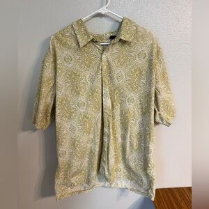 Vintage Yellow Button Down